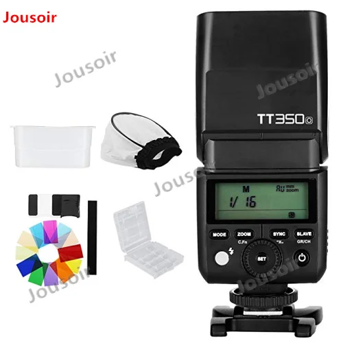 Godox Mini Speedlite TT350O вспышка для камеры TTL HSS GN36 O/Panasonic беззеркальной DSLR CD50|Фотовспышки|
