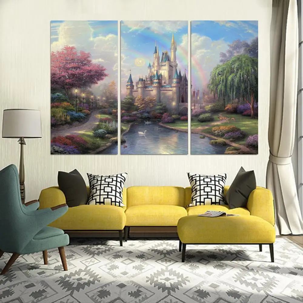3 Panel printed painting Castle Painting Canvas Wall Art Picture Home Decoration Living Room Canvas Modern painting LS123 
3 Panel printed painting Castle Painting Canvas Wall Art Picture Home Decoration Living Room Canvas Modern painting LS123