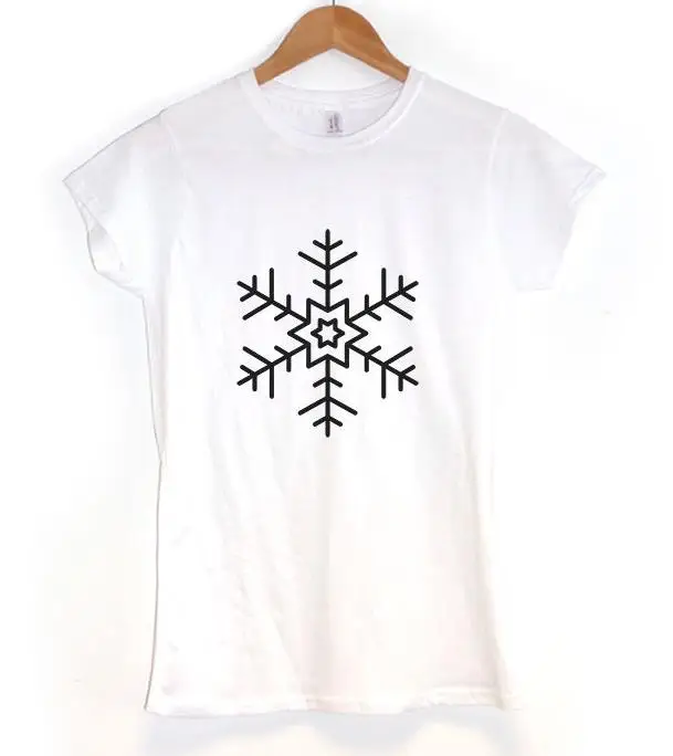 Snowflake Print Women T shirt Cotton Casual Funny Shirt For Lady Black White Gray Top Tee Hipster Drop Ship Z-179
Snowflake Print Women T shirt Cotton Casual Funny Shirt For Lady Black White Gray Top Tee Hipster Drop Ship Z-179