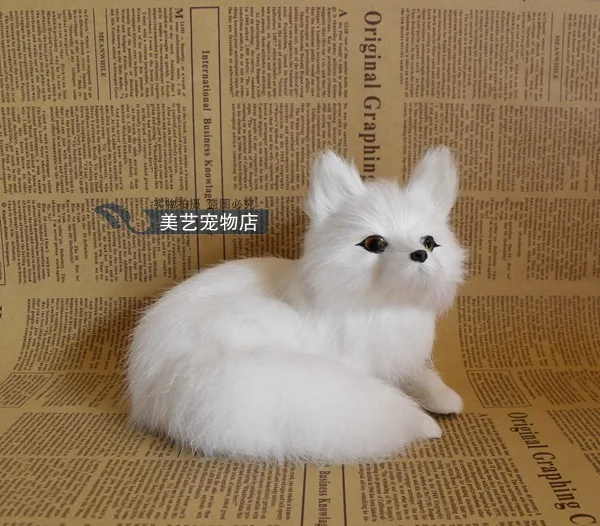 Simulation white fox polyethylene&furs fox model funny gift about 16cmx11cmx13cm
Simulation white fox polyethylene&furs fox model funny gift about 16cmx11cmx13cm
