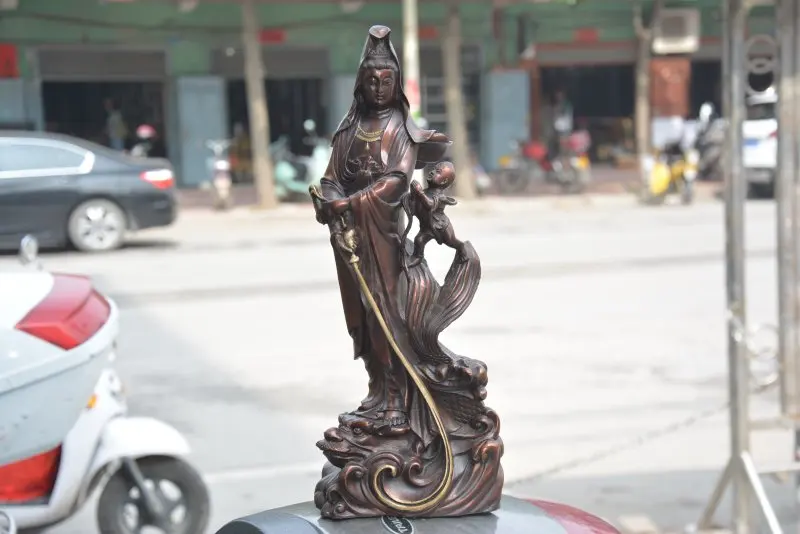Rare OLD MINGDYANSTY copper GuanYin Buddha&Dragon statue,Hand-carving crafts,Collection&Adornment,Free shipping
Rare OLD MINGDYANSTY copper GuanYin Buddha&Dragon statue,Hand-carving crafts,Collection&Adornment,Free shipping