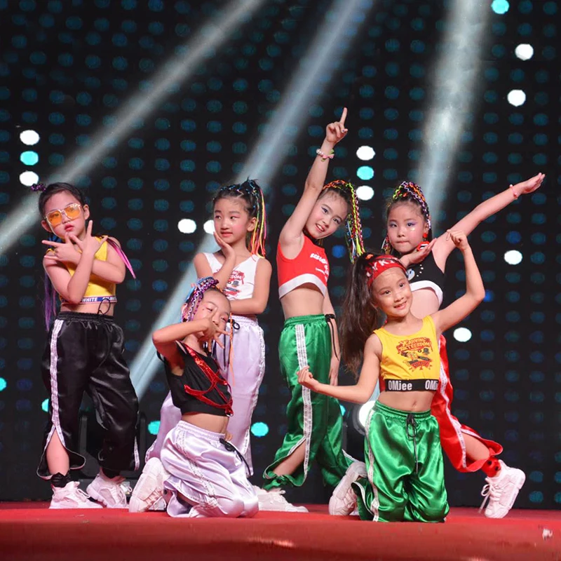 2018 Hip Hop Dance Costume Kids Jazz Vest Pants Girls Street Dance Clothing Children Stage Costumes Performance Wear DNV10146
2018 Hip Hop Dance Costume Kids Jazz Vest Pants Girls Street Dance Clothing Children Stage Costumes Performance Wear DNV10146