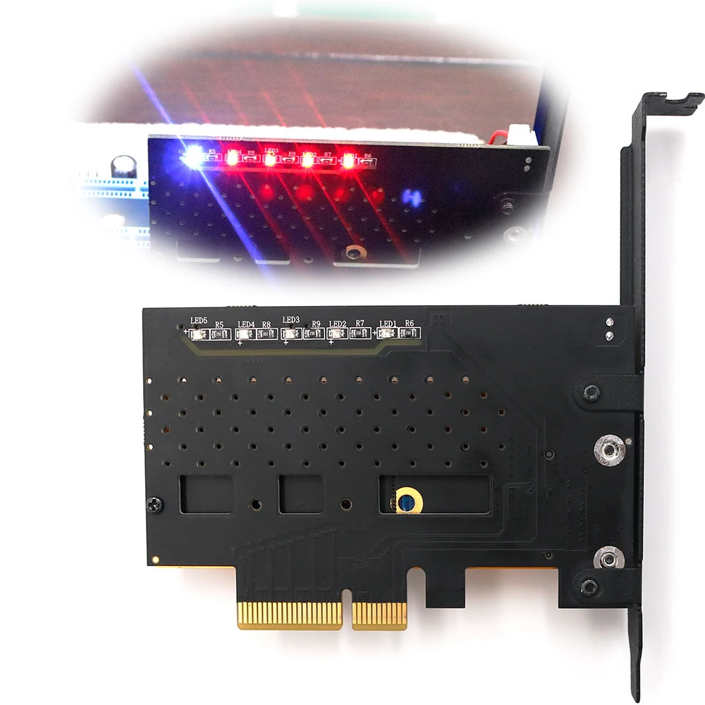 For NGFF M.2 for NVME PCIE SSD To PCI-E 3.0x 4X Adapter Card PCI Express w/ Cooling Fan & Bracket Support M2 Form Factors
For NGFF M.2 for NVME PCIE SSD To PCI-E 3.0x 4X Adapter Card PCI Express w/ Cooling Fan & Bracket Support M2 Form Factors