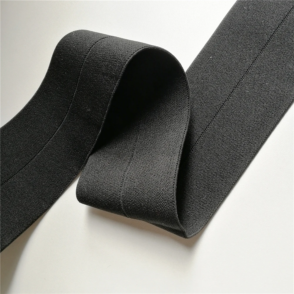 60mm fold over Black Elastic bands 2yards/lot wide Nylon black for Dress handmade DIY making
60mm fold over Black Elastic bands 2yards/lot wide Nylon black for Dress handmade DIY making