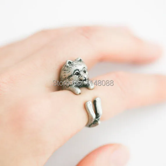 Women's Retro Pomeranian Dog Ring Pet Ring Adjustable Free Size Black Crystal -12pcs/lot(Antique Silver/Antique Bronze)
Women's Retro Pomeranian Dog Ring Pet Ring Adjustable Free Size Black Crystal -12pcs/lot(Antique Silver/Antique Bronze)