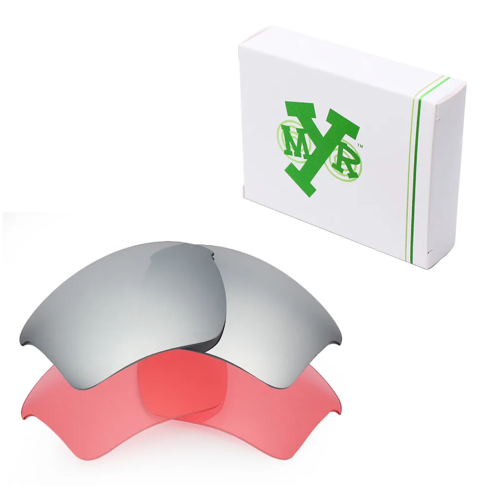 2 Pairs Mryok Replacement Lenses for Oakley Half Jacket 2.0 XL Sunglasses Silver Titanium & HD Pink
2 Pairs Mryok Replacement Lenses for Oakley Half Jacket 2.0 XL Sunglasses Silver Titanium & HD Pink