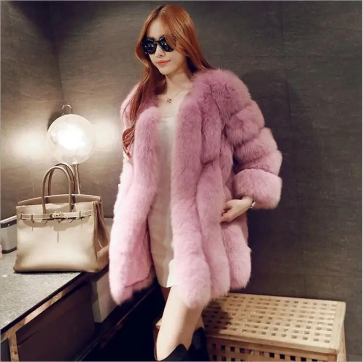 Women Brand Fur Coat Winter Women Long Faux Fox Fur Coats Furry Luxury Womens Fake Fur Jacket High Quality Faux Fur Coat Jacket
Women Brand Fur Coat Winter Women Long Faux Fox Fur Coats Furry Luxury Womens Fake Fur Jacket High Quality Faux Fur Coat Jacket