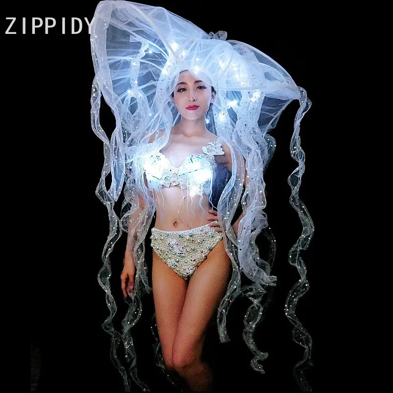 Sparkly Led Light Preals Bikini Nightclub Cosplay Party Stage Outfit Female Singer Show Birthday Celebrate Bra Short Clothes Set
Sparkly Led Light Preals Bikini Nightclub Cosplay Party Stage Outfit Female Singer Show Birthday Celebrate Bra Short Clothes Set