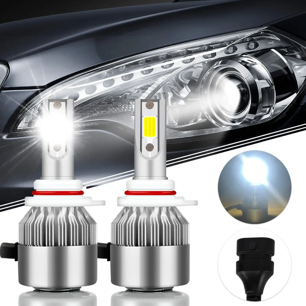2pcs H4 6000K 7600Lm LED Car Headlight 12V 72W Super Bright White Bulbs For Renault Koleos Logan Duster Clio Car Driving Bulbs
2pcs H4 6000K 7600Lm LED Car Headlight 12V 72W Super Bright White Bulbs For Renault Koleos Logan Duster Clio Car Driving Bulbs