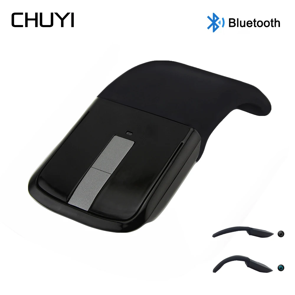 CHUYI Bluetooth Wireless Mouse Foldable Ultra Thin 1600 DPI Optical Arc Touch Folding With BT CSR 4.0 Adapter
CHUYI Bluetooth Wireless Mouse Foldable Ultra Thin 1600 DPI Optical Arc Touch Folding With BT CSR 4.0 Adapter