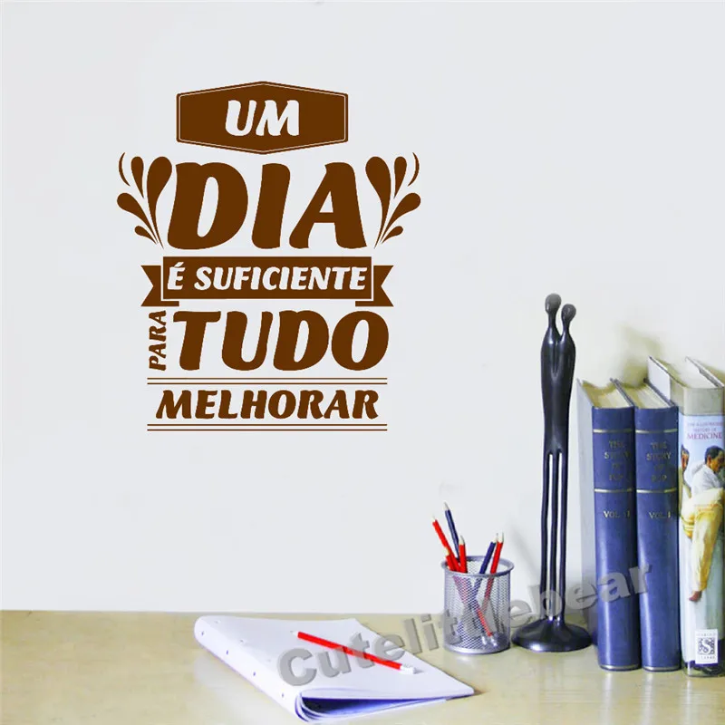 Portuguese Inspiration Quote Vinyl Wall Sticker Portuguese Version Inspirational Wall Art Decal Mural Home Art Decoration 
Portuguese Inspiration Quote Vinyl Wall Sticker Portuguese Version Inspirational Wall Art Decal Mural Home Art Decoration