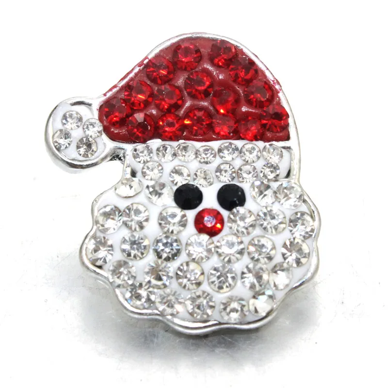 Christmas Santa Claus Snap Button Metal Jewelry For Bracelet Women Pulseras Bracelets One Direction (fit 18mm 20mm Snap) 050508 | Украшения