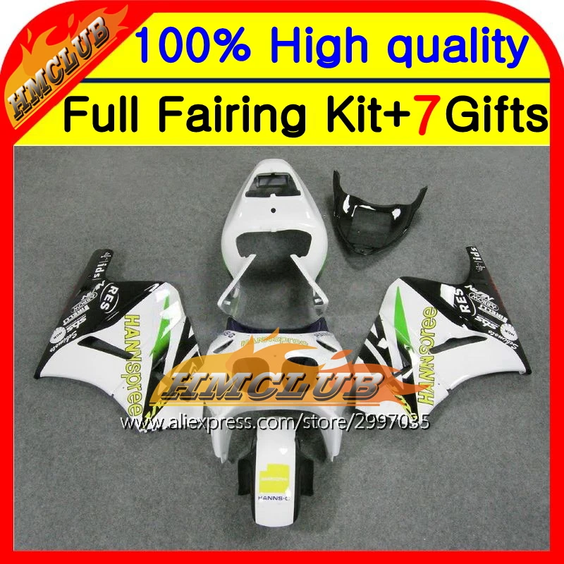 Body For HONDA VFR400R NC35 HANNSpree RVF400R HM537 VFR 400R 94 95 96 97 98 1994 1995 Green white 1996 1997 1998 Fairing
Body For HONDA VFR400R NC35 HANNSpree RVF400R HM537 VFR 400R 94 95 96 97 98 1994 1995 Green white 1996 1997 1998 Fairing