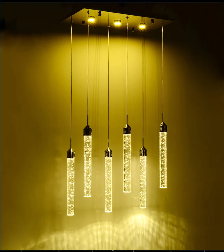 Creative personality AC 110-240V LED Bubble Crystal Column Elegant Pendant Lamp Light Lighting Droplight Fixture Lamparas
Creative personality AC 110-240V LED Bubble Crystal Column Elegant Pendant Lamp Light Lighting Droplight Fixture Lamparas