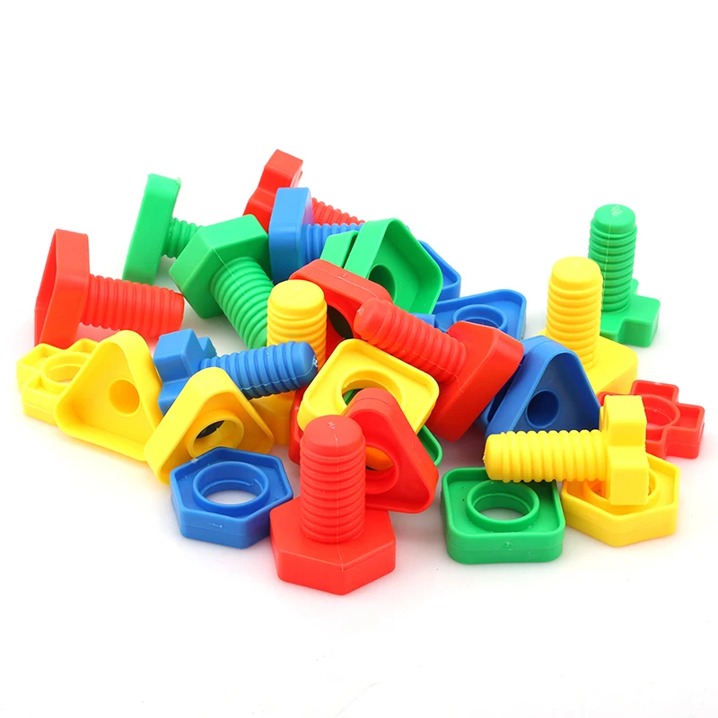 Plastic Insert Blocks Nut Shape Toys Screw Building Blocksfor Children Educational Toys Montessori Scale Models Gifts
Plastic Insert Blocks Nut Shape Toys Screw Building Blocksfor Children Educational Toys Montessori Scale Models Gifts