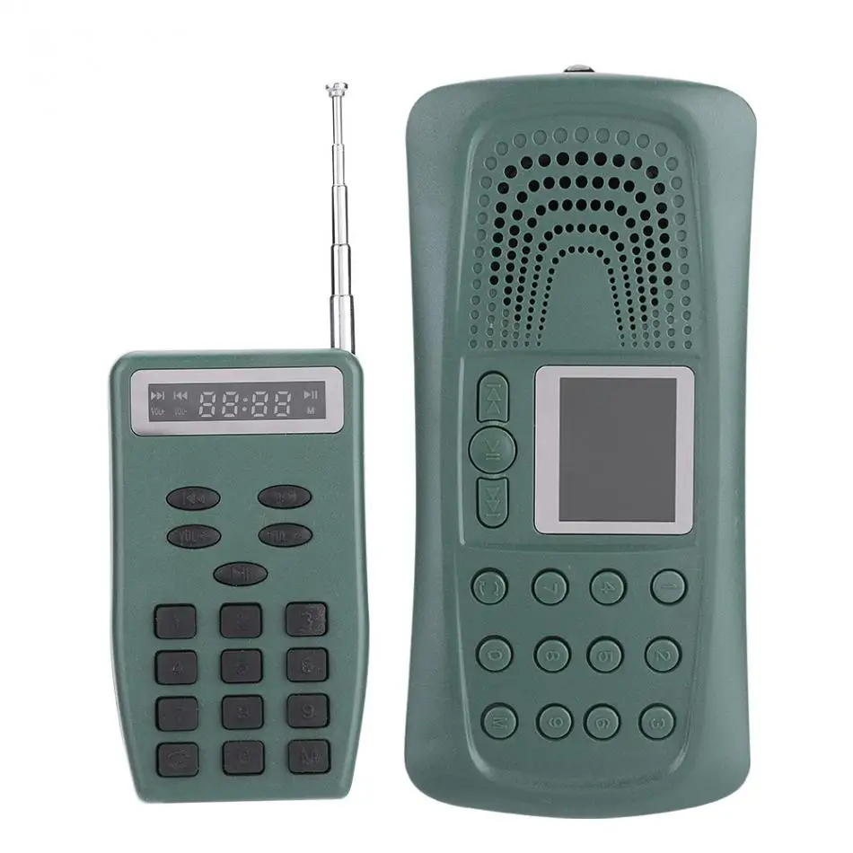 PDDHKK Portable CP-387 Bird Lure Sound MP3 Player 20W 126dB 110 Sounds Bird Caller With Remote Control Up TO 100m Hunting decoy
PDDHKK Portable CP-387 Bird Lure Sound MP3 Player 20W 126dB 110 Sounds Bird Caller With Remote Control Up TO 100m Hunting decoy