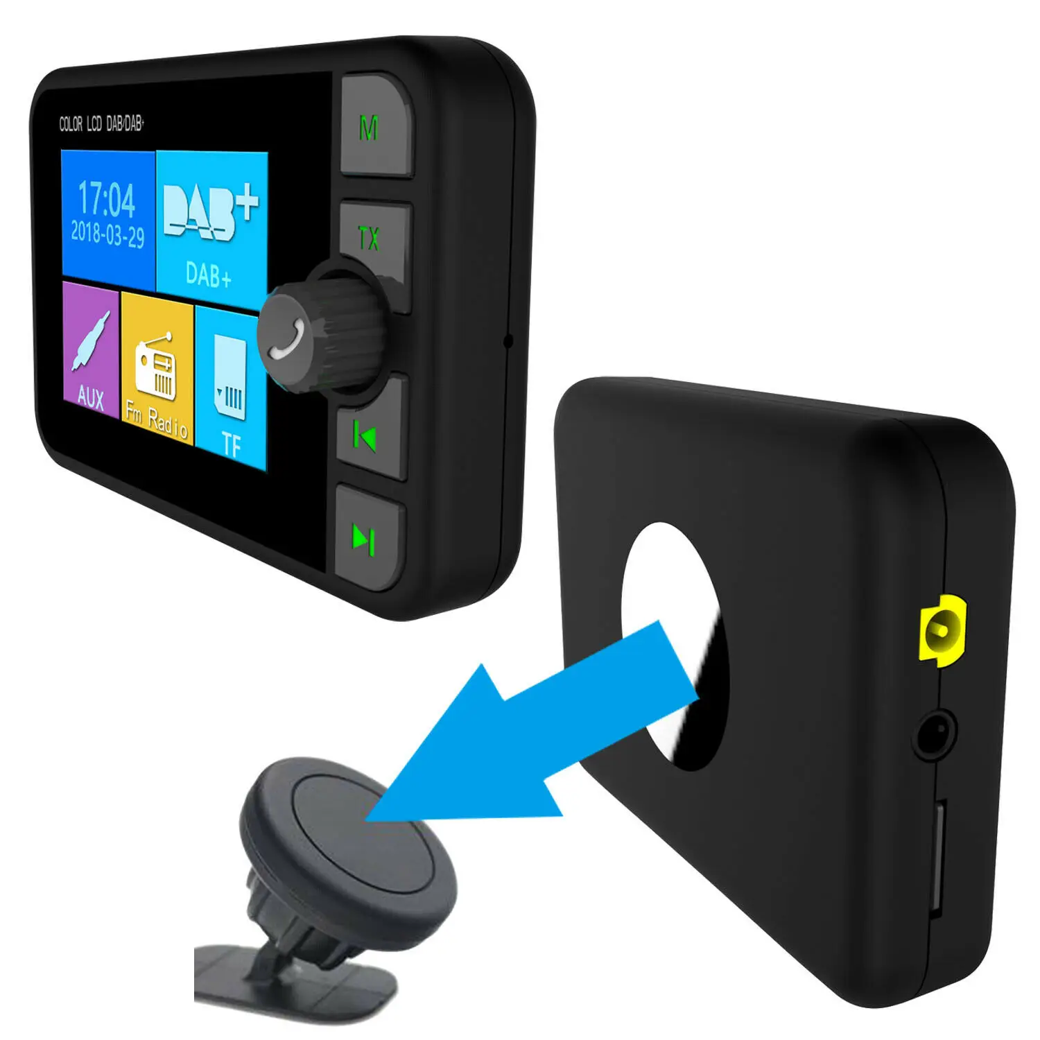 Новый радиоприемник DAB с цветным экраном Поддержка Bluetooth ответа на звонки для автомобиля DOM668
Новый радиоприемник DAB с цветным экраном Поддержка Bluetooth ответа на звонки для автомобиля DOM668