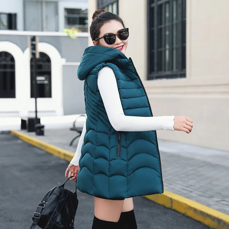 ALMUERK ALMUERK Autumn Winter Pattern Women Vest Waistcoat Long Warm hoody Slim Pockets Stripe Plus Size Big
ALMUERK ALMUERK Autumn Winter Pattern Women Vest Waistcoat Long Warm hoody Slim Pockets Stripe Plus Size Big