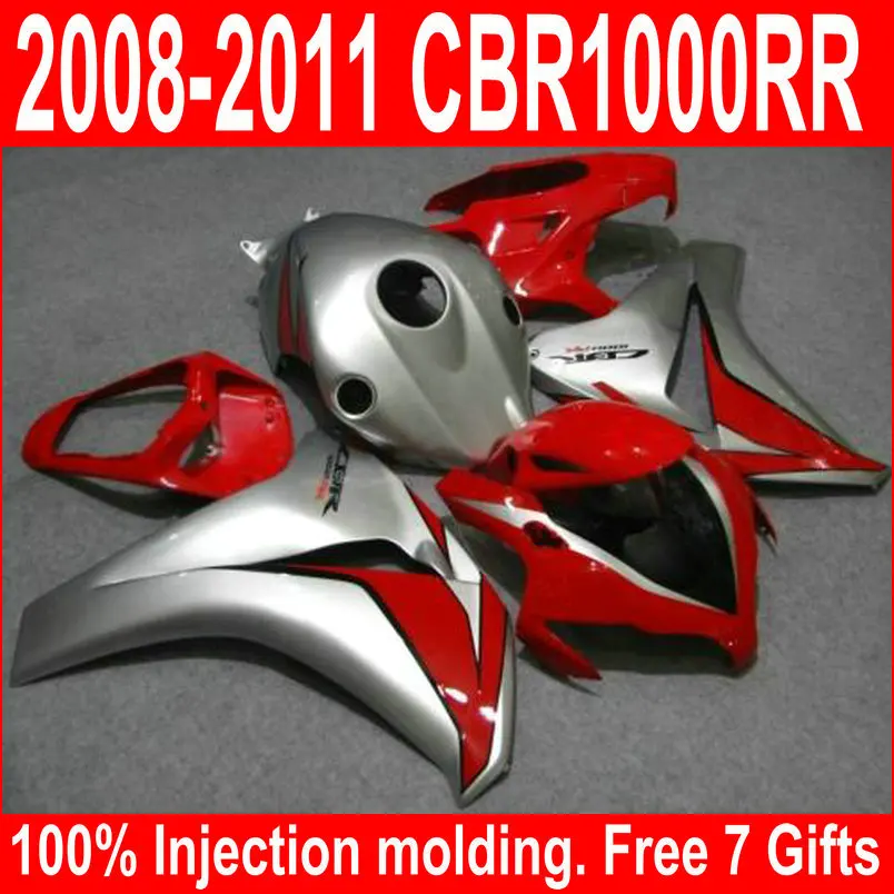 100% Injection Nolding Fairing Kit Fit For Honda CBR1000RR 08 09 10 11 Red Silver Fairings Set CBR 1000 RR 2008-2011 YJ28
100% Injection Nolding Fairing Kit Fit For Honda CBR1000RR 08 09 10 11 Red Silver Fairings Set CBR 1000 RR 2008-2011 YJ28