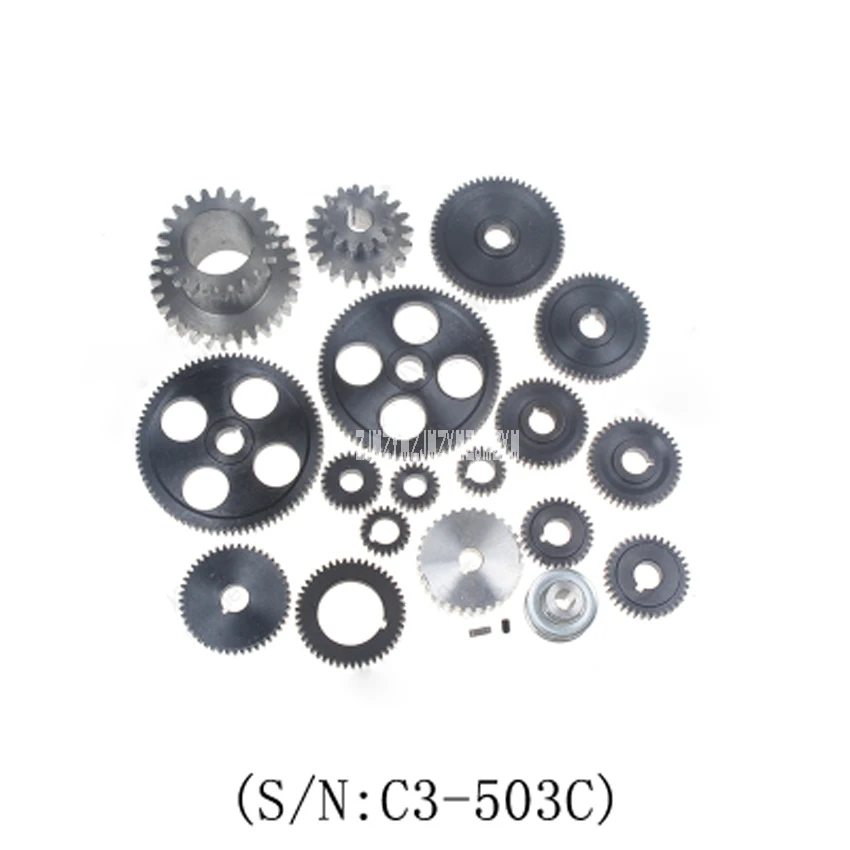 New C3-503C Metal Gears/19pcs Metal Gear Kit(Metric)/45 # Steel Gear Set C3 Series Lathe Dedicated Metric Full Gear Hot Selling
New C3-503C Metal Gears/19pcs Metal Gear Kit(Metric)/45 # Steel Gear Set C3 Series Lathe Dedicated Metric Full Gear Hot Selling