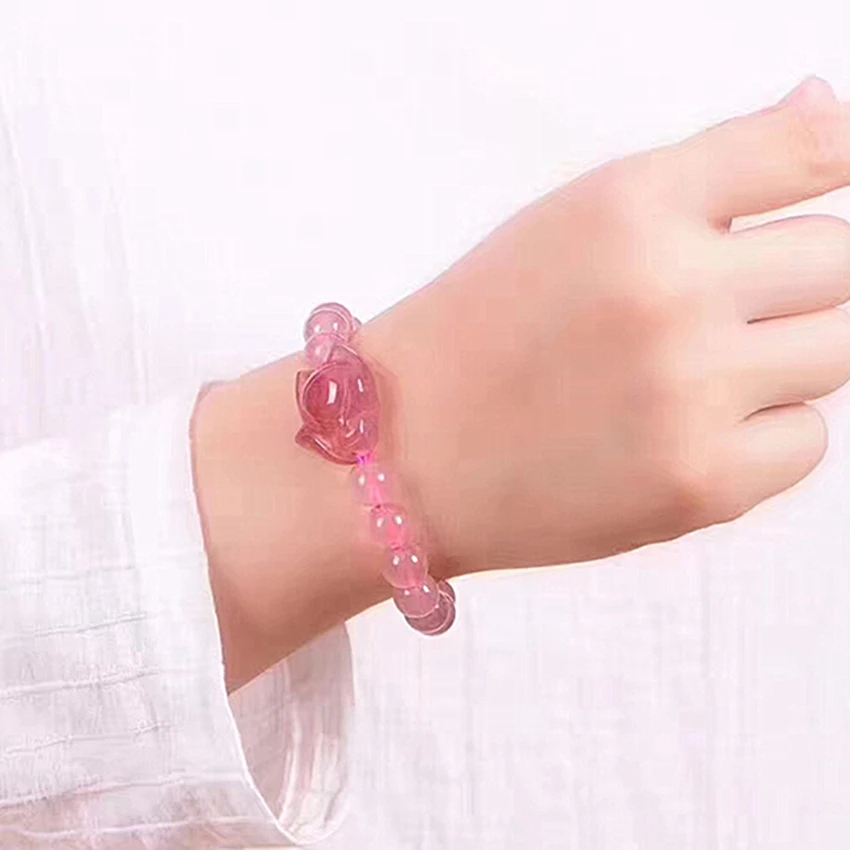 8/10mm Rose Strawberry Quartz Bead Bracelet Fox Stone Bracelet Women Bracelets Crystal Kids Jewelry For Women
8/10mm Rose Strawberry Quartz Bead Bracelet Fox Stone Bracelet Women Bracelets Crystal Kids Jewelry For Women