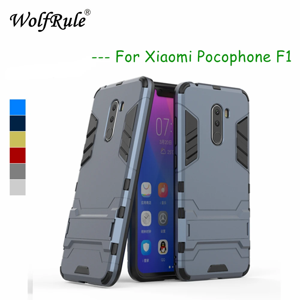 For Xiaomi Pocophone F1 Cases For Pocophone F1 Cover Soft Silicone + Plastic Kickstand FittedCase For Xiaomi Pocophone F1 Case
For Xiaomi Pocophone F1 Cases For Pocophone F1 Cover Soft Silicone + Plastic Kickstand FittedCase For Xiaomi Pocophone F1 Case