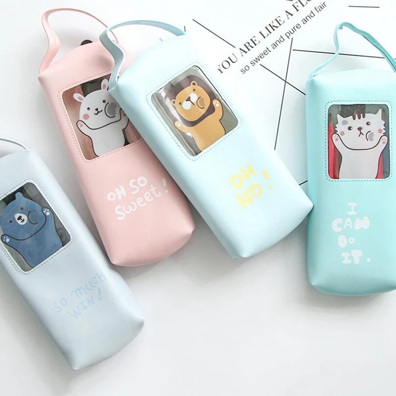 Oh So Sweet Window Animal PU Pencil Bag Stationery Storage Organizer Girls Pencil Case School Supply Student Prize
Oh So Sweet Window Animal PU Pencil Bag Stationery Storage Organizer Girls Pencil Case School Supply Student Prize