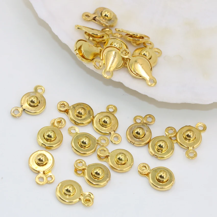 Factory outlet high quality 7mm 50pcs free shipping gold-color button clasp accessories hooks for diy jewelry findings B2855
Factory outlet high quality 7mm 50pcs free shipping gold-color button clasp accessories hooks for diy jewelry findings B2855