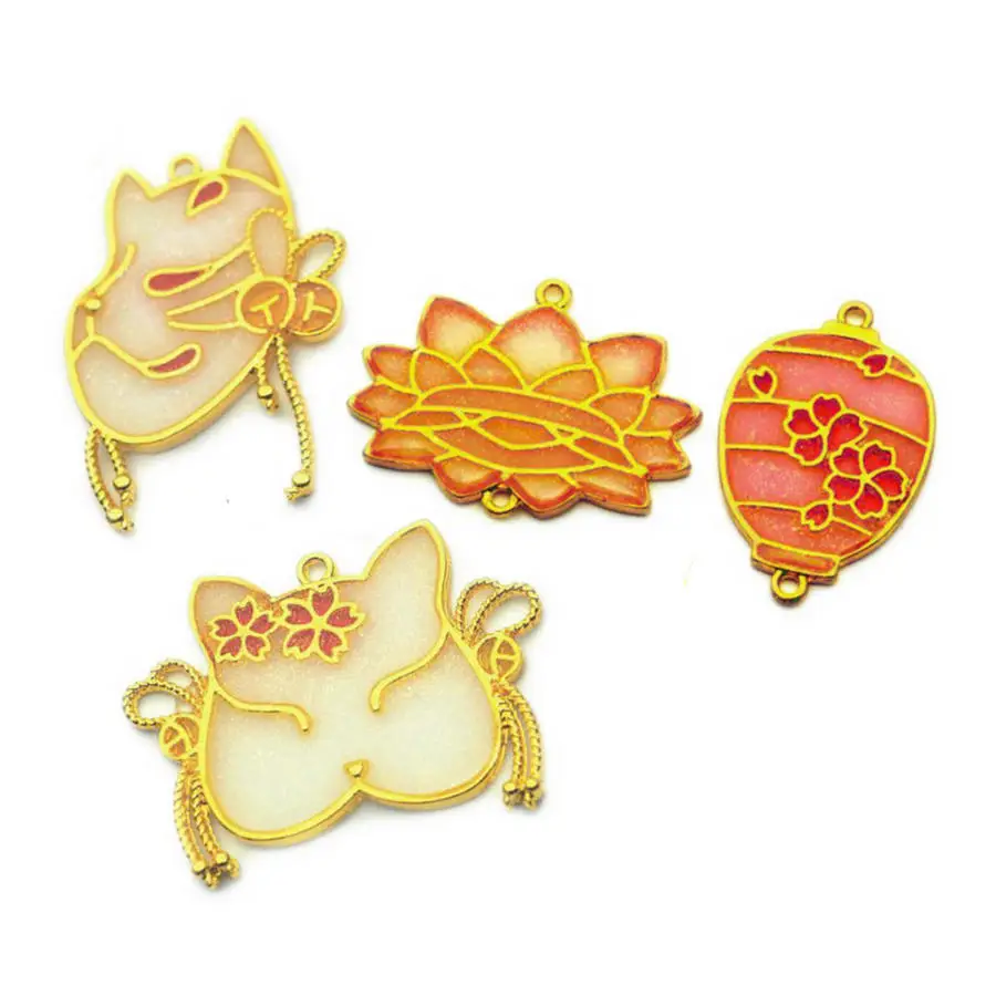 5pcs Sakura Lantern Decor Jewellery Metal Frame UV Resin DIY Accessories Craft Vintage Fox Mask Open Bezels Pendant Charms Tool
5pcs Sakura Lantern Decor Jewellery Metal Frame UV Resin DIY Accessories Craft Vintage Fox Mask Open Bezels Pendant Charms Tool