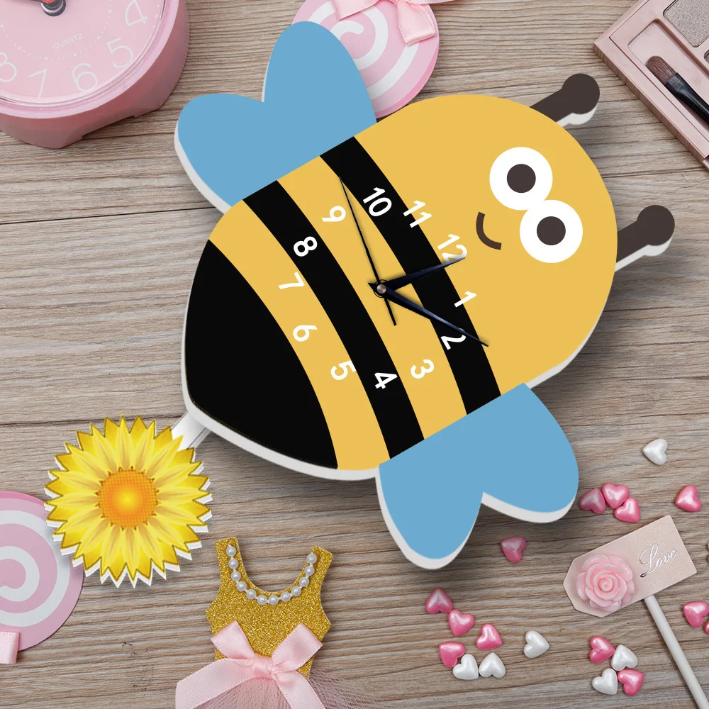 Lovely Cartoon Creative Wall Clock Modern Design Kids Gifts Wall Stickers Rainbow Animal Children's Room Gift Ideas Decor 5ZB172
Lovely Cartoon Creative Wall Clock Modern Design Kids Gifts Wall Stickers Rainbow Animal Children's Room Gift Ideas Decor 5ZB172
