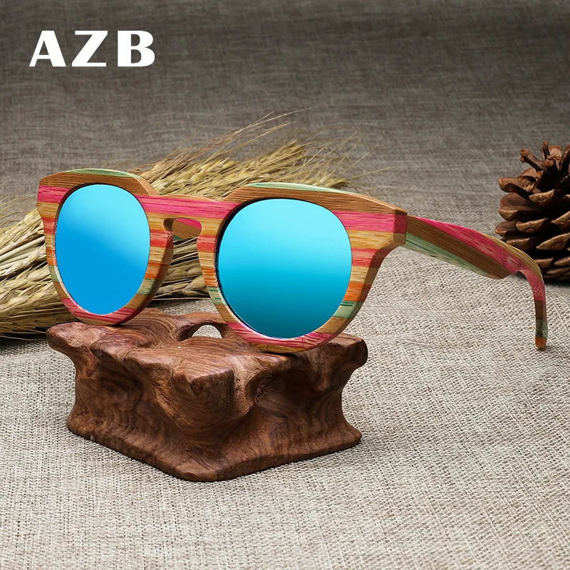 AZB Polarized Wooden Sunglasses Cat Eye Bamboo Sun Glasses Women Brand Designer Multicolour Wood Glasses Oculos de sol masculino
AZB Polarized Wooden Sunglasses Cat Eye Bamboo Sun Glasses Women Brand Designer Multicolour Wood Glasses Oculos de sol masculino