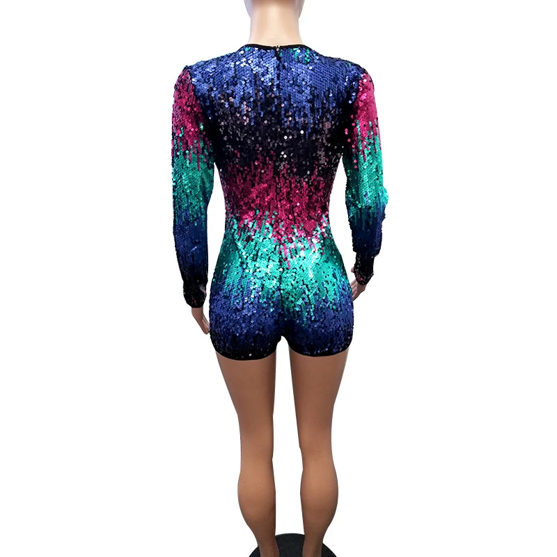 Adogirl Colorful Sequins Women Playsuit Sexy Plunge V Neck Long Sleeve Shorts Bar Night Club Party Jumpsuits Fashion Rompers
Adogirl Colorful Sequins Women Playsuit Sexy Plunge V Neck Long Sleeve Shorts Bar Night Club Party Jumpsuits Fashion Rompers