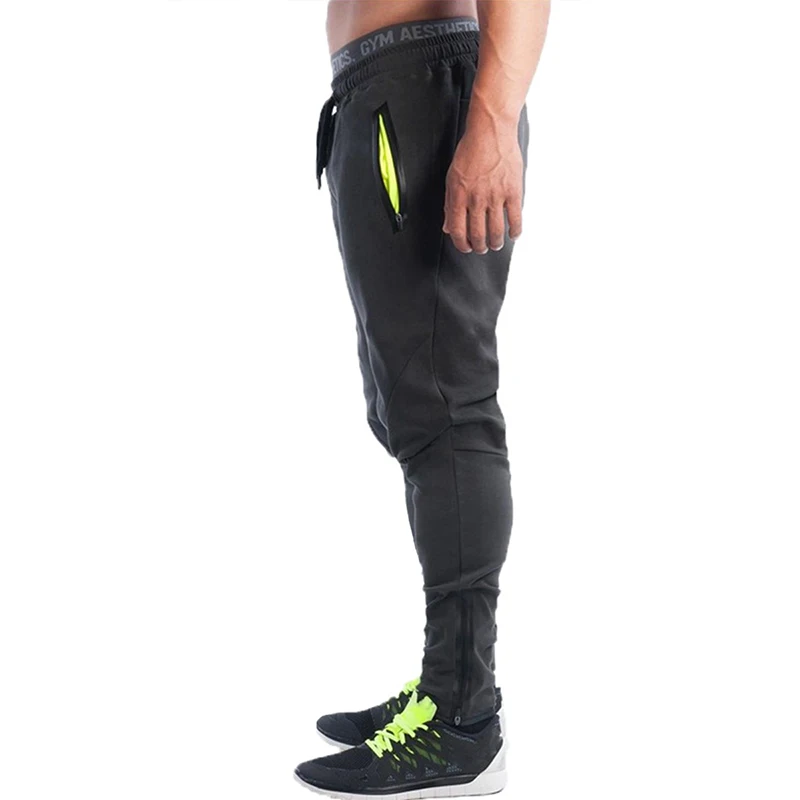 Detector мужские брюки для бега фитнеса эластичные на шнурке спортивная одежда