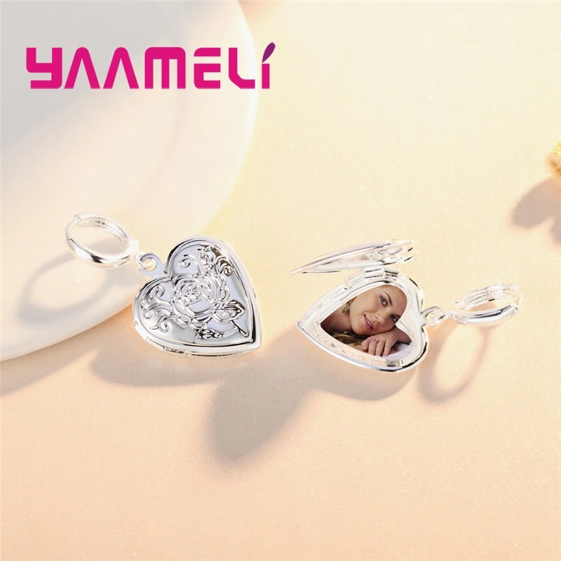 Top Rated 925 Sterling Silver Heart Charms Women Earrings Stylish Rose Carving with Smooth Lever Back Earwires Drop Ear Jewelry
Top Rated 925 Sterling Silver Heart Charms Women Earrings Stylish Rose Carving with Smooth Lever Back Earwires Drop Ear Jewelry