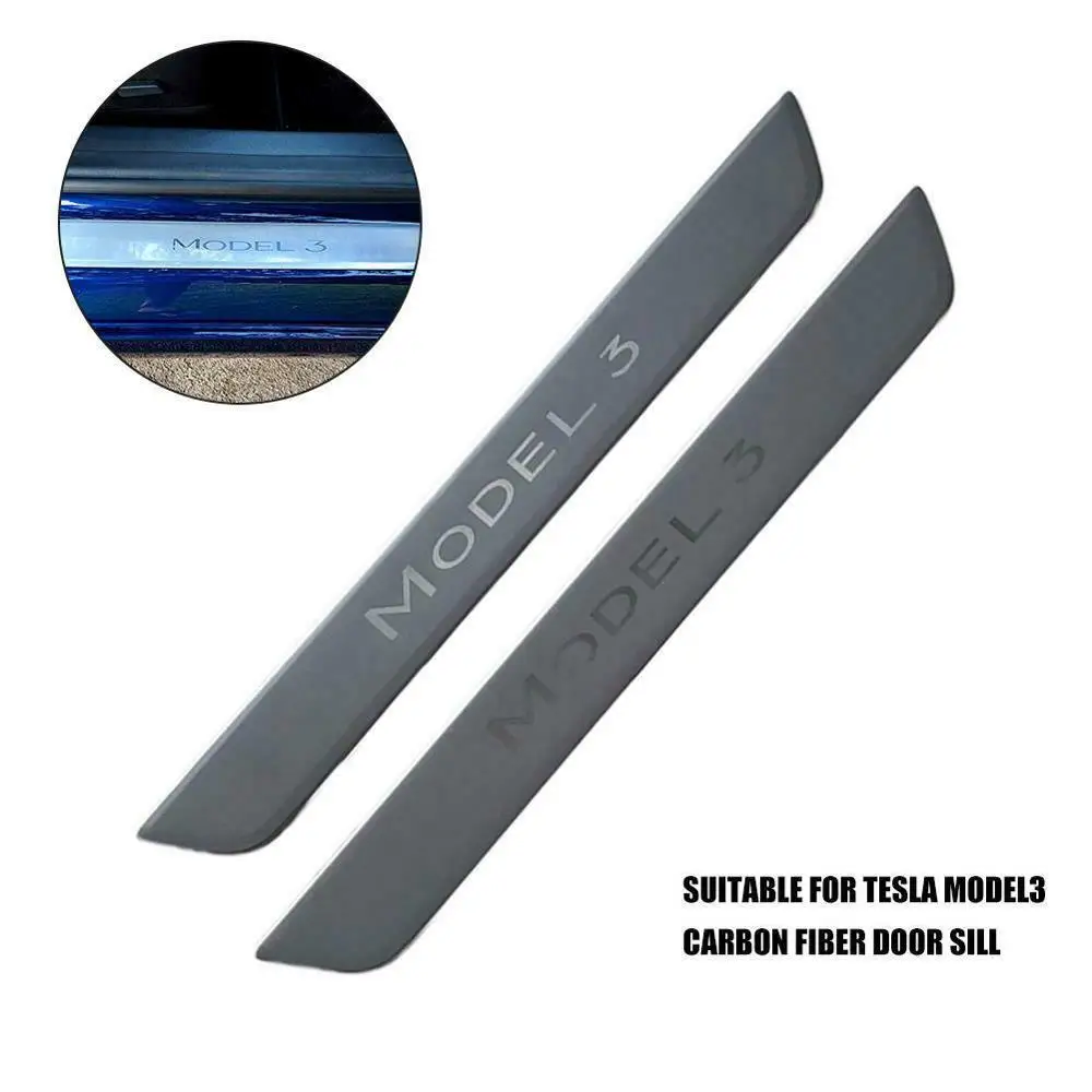 For Tesla Model 3 Front Door Sill Car Carbon Fiber Threshold Scuff Plates Cover 1 Pair
For Tesla Model 3 Front Door Sill Car Carbon Fiber Threshold Scuff Plates Cover 1 Pair