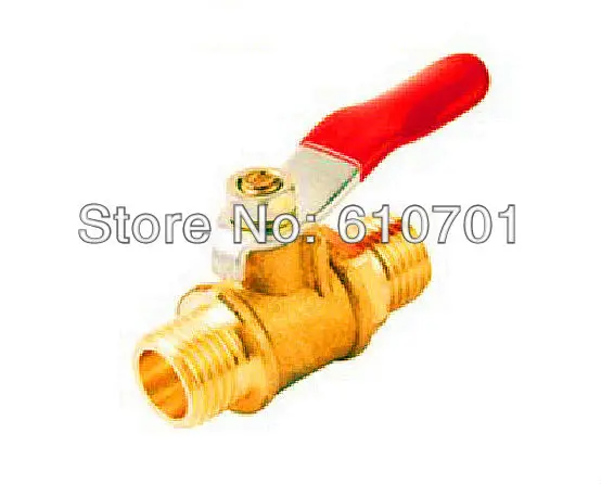 1/4"Male x 1/4"Male BSPT Full Ports Brass Ball Valve Two Way Connection Air Water Gas
1/4"Male x 1/4"Male BSPT Full Ports Brass Ball Valve Two Way Connection Air Water Gas
