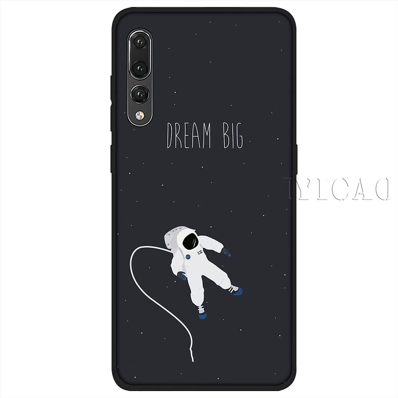 IYICAO Cosmonaut Planets Cosmos Stars лучший мягкий чехол для Huawei P30 P20 Pro P10 P9 P8 Lite Mini 2017 2016 2015 P smart Z