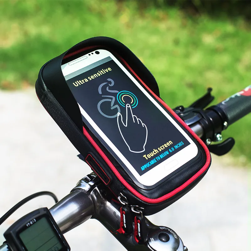 WHEEL UP Bike Bicycle Phone Bag Rainproof TPU Touch Screen Cell Phone Holder Bicycle Handlebar Bags MTB Frame Pouch Bag 2019
WHEEL UP Bike Bicycle Phone Bag Rainproof TPU Touch Screen Cell Phone Holder Bicycle Handlebar Bags MTB Frame Pouch Bag 2019