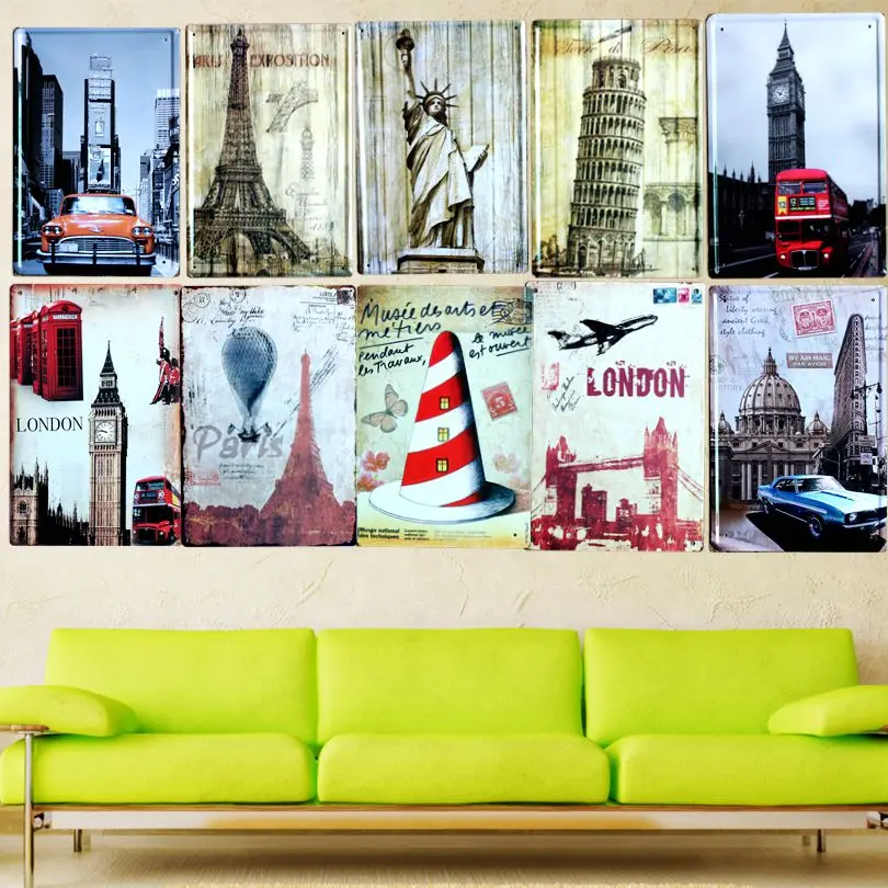 Buliding London Metal Painting Wall Bar Home Art Decor Cuadros Mix Order 30X20CM A-6163
Buliding London Metal Painting Wall Bar Home Art Decor Cuadros Mix Order 30X20CM A-6163