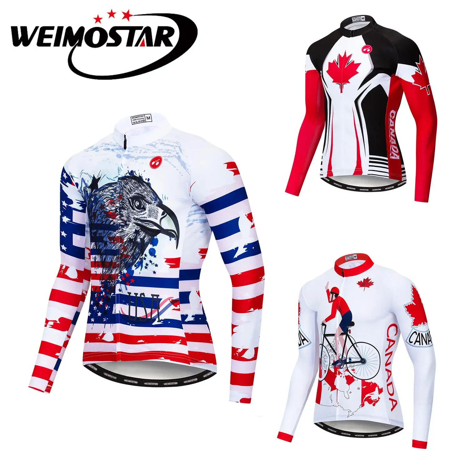 Weimostar Pro США Команда CA Велоспорт Джерси с длинным рукавом для мужчин MTB дорожный велосипед Джерси одежда быстросохнущие дышащие велосипедны...
Weimostar Pro США Команда CA Велоспорт Джерси с длинным рукавом для мужчин MTB дорожный велосипед Джерси одежда быстросохнущие дышащие велосипедны...