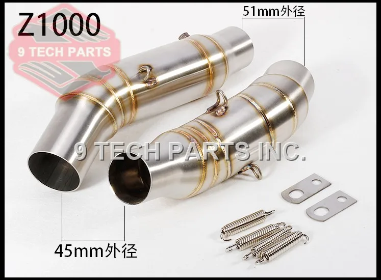 Motorcycle Exhaust middle pipe stainless steel Muffler link pipe middle section adapter pipe for kawasaki Z1000 Z 1000
Motorcycle Exhaust middle pipe stainless steel Muffler link pipe middle section adapter pipe for kawasaki Z1000 Z 1000