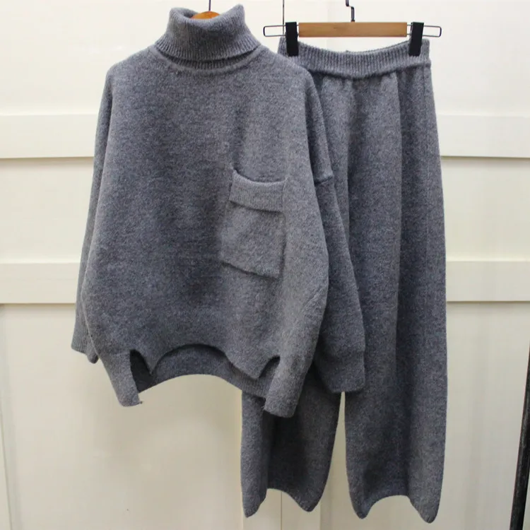 Women Sweater Poncho Wool Full Regular Pullover Sweater Women Europe And The Fall Winter New Ladies Turtleneck Knit Pants Suits
Women Sweater Poncho Wool Full Regular Pullover Sweater Women Europe And The Fall Winter New Ladies Turtleneck Knit Pants Suits