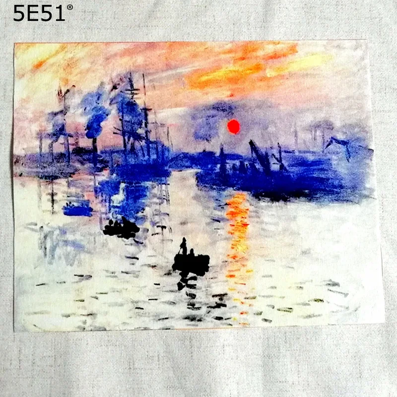 Sunrise printing positioning cotton canvas fabric Monet oil canvas decorative painting 20 * 25cm
Sunrise printing positioning cotton canvas fabric Monet oil canvas decorative painting 20 * 25cm