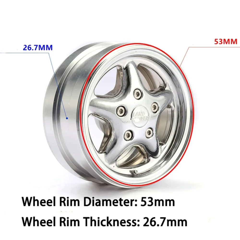 4pcs 1.9" Wheel Rim Wheel Hubs for 1/10 Traxxas TRX4 Defender RC4WD or Other 1.9inch Wheel Rim RC Crawler Car Parts Accessories
4pcs 1.9" Wheel Rim Wheel Hubs for 1/10 Traxxas TRX4 Defender RC4WD or Other 1.9inch Wheel Rim RC Crawler Car Parts Accessories