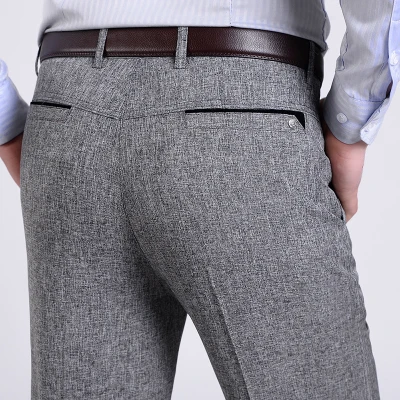 Summer Men Suit Pants Mens Silk Trousers Brand Business Men's Pant Western Style Pants Formal Wedding Party Dresses Size 30-40
Summer Men Suit Pants Mens Silk Trousers Brand Business Men's Pant Western Style Pants Formal Wedding Party Dresses Size 30-40