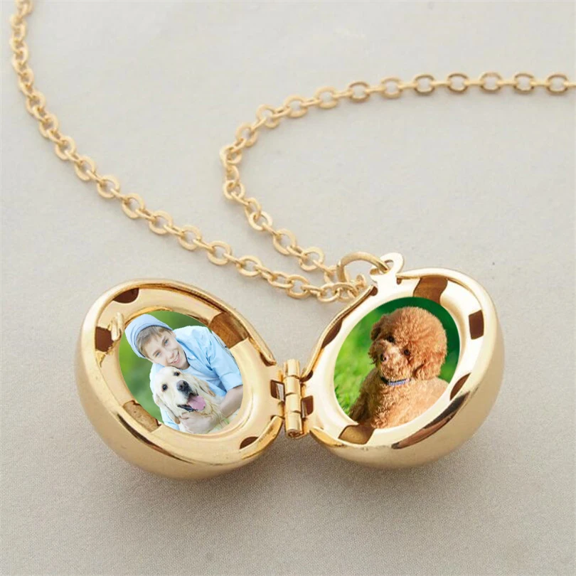 Round Ball Choker Necklaces Fashion Photo Frame Memory Locket Pendant Necklace For Women Mother's Day Gift Charm Jewelry
Round Ball Choker Necklaces Fashion Photo Frame Memory Locket Pendant Necklace For Women Mother's Day Gift Charm Jewelry