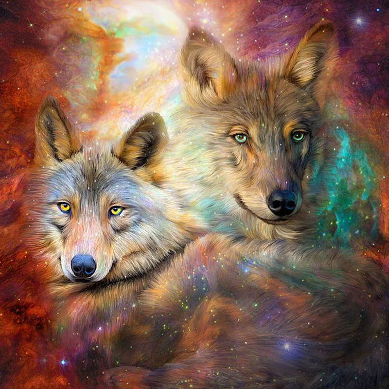 5D DIY Diamond Painting Full Drill round Rhinestone Crystal pebble round square Cross Stitch Wolves home Embroidery
5D DIY Diamond Painting Full Drill round Rhinestone Crystal pebble round square Cross Stitch Wolves home Embroidery