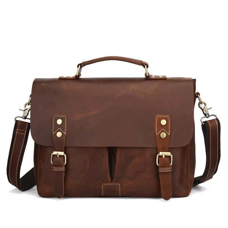 100% Genuine Leather Men Messenger Briefcase Business Handbag Travel Casual Male CrossBody Tote Crazy Horse Cowhide Shoulder Bag
100% Genuine Leather Men Messenger Briefcase Business Handbag Travel Casual Male CrossBody Tote Crazy Horse Cowhide Shoulder Bag