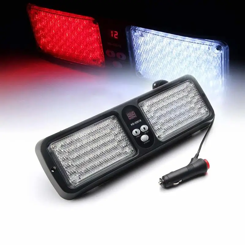 White & Red 86 LED Windshield SunShield High Intensity LED Law Enforcement Emergency Hazard Warning Strobe Lights
White & Red 86 LED Windshield SunShield High Intensity LED Law Enforcement Emergency Hazard Warning Strobe Lights