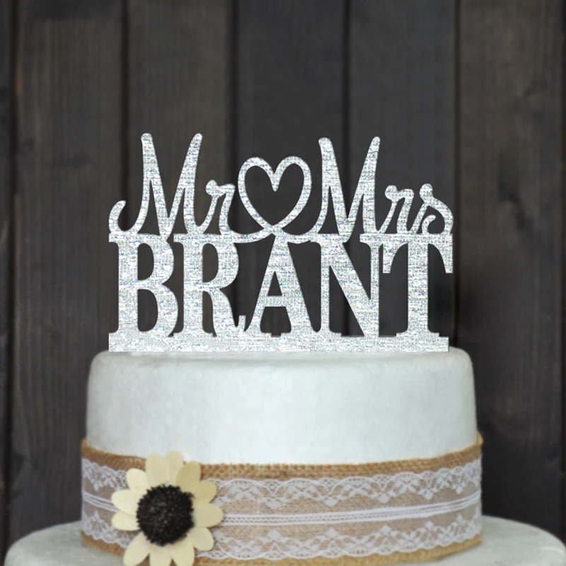 Custom Wedding Cake Topper, Personalized Wedding Cake Topper, Acrylic Silver Glitter Wedding Party Decoration
Custom Wedding Cake Topper, Personalized Wedding Cake Topper, Acrylic Silver Glitter Wedding Party Decoration